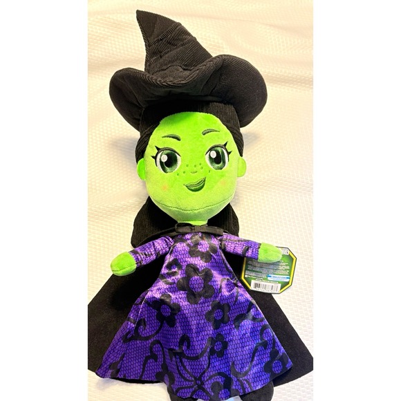 Wicked Universal Studios Other - Halloween Collectable New Wicked Elphaba 19" Soft Cuddly Doll w/ Tags Hand Wash